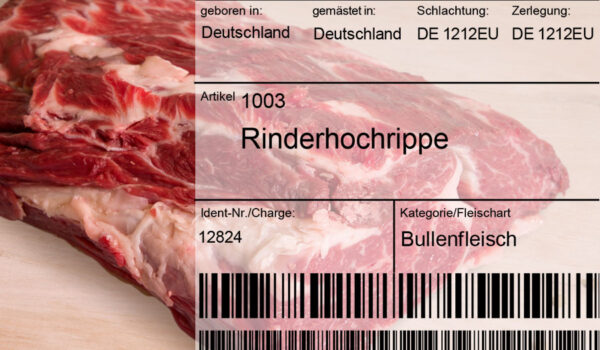 APROCON Etikettieren Rinderhochrippe